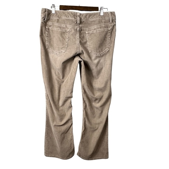Eddie Bauer Corduroy Women's Curvy Bootcut Pants 12 Khaki Tan Stretch - Picture 2 of 11